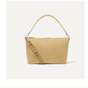 ROTHY'S "Daily Crossbody" handbag in Golden Wheat.